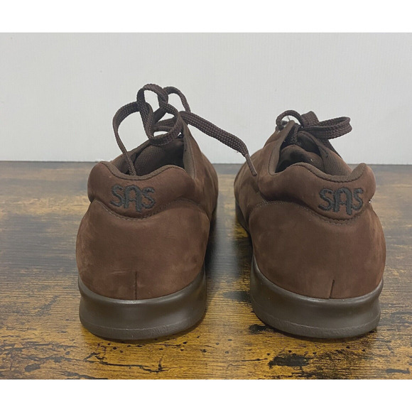 SAS Free Time Walking Shoes Womens Sz‎ 9 W Brown Suede Tripad Comfort - Picture 6 of 11